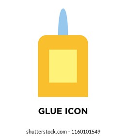 Glue icon vector isolated on white background, Glue transparent sign