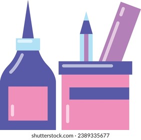 Glue icon vector. Liquid glue icon