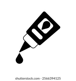 Glue icon with white background vector stock illustration