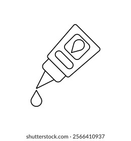 Glue icon with white background vector stock illustration