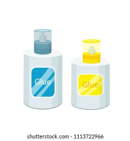 glue, jar, vector