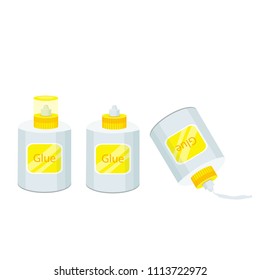 glue, jar, vector