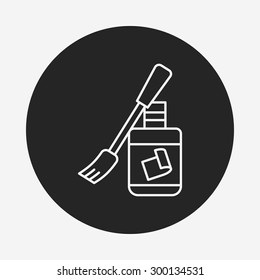 glue line icon