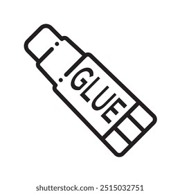 glue line icon design vector template