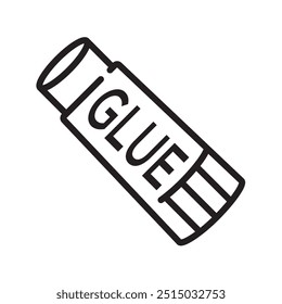 glue line icon design vector template