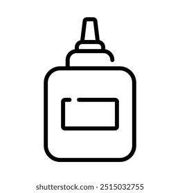 glue line icon design vector template