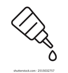 glue line icon design vector template