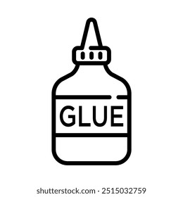 glue line icon design vector template