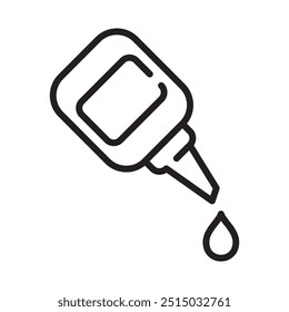 glue line icon design vector template