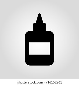 glue or machine oil isolated flat vector icon