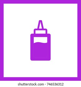 Glue minimal icon. Bottle line vector icon for websites and mobile minimalistic flat design.