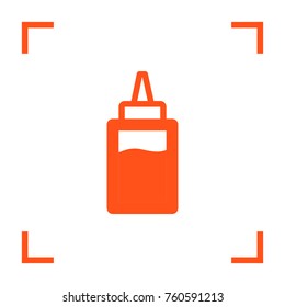 Glue minimal icon. Bottle line vector icon for websites and mobile minimalistic flat design.