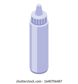 Glue office bottle icon. Isometric of glue office bottle vector icon for web design isolated on white background
