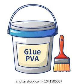 Glue pva icon. Cartoon of glue pva vector icon for web design isolated on white background