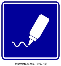 glue sign