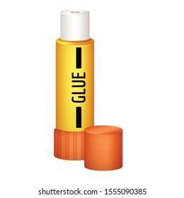 Glue stick icon. Cartoon of glue stick vector icon for web design isolated on white background