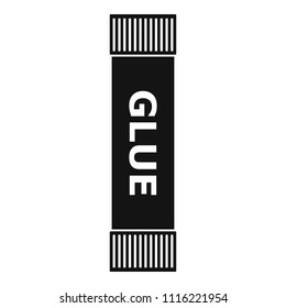 Glue stick icon. Simple illustration of glue stick vector icon for web design isolated on white background