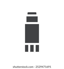 Glue stick icon simple vector symbol