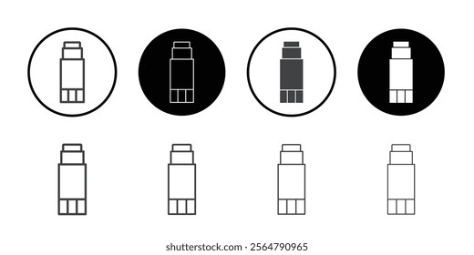 Glue stick icon simple vector symbol