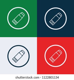 Glue stick icon vector