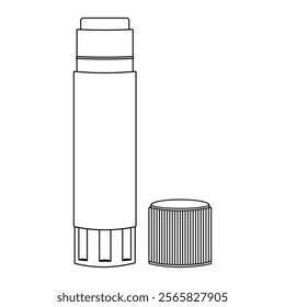 Glue stick [School supplies illustration]