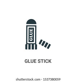 Glue stick vector icon on white background. Flat vector glue stick icon symbol sign from modern sew collection for mobile concept and web apps design.