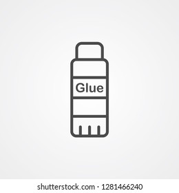Glue stick vector icon sign symbol