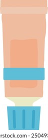 Glue tube color icon. Sticky fix stationery