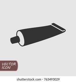 Glue tube icon vector.