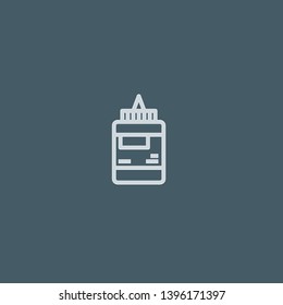 Glue vector icon. Glue concept stroke symbol design. Thin graphic elements vector illustration, outline pattern for your web site design, logo, UI. EPS 10.