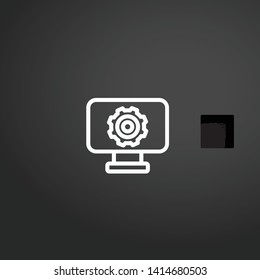 Glue vector icon. Glue concept stroke symbol design. Thin graphic elements vector illustration, outline pattern for your web site design, logo, UI. EPS 10.