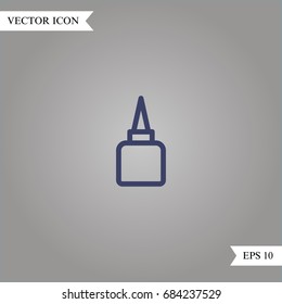 Glue vector icon, illustration symbol