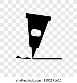 Glue vector icon isolated on transparent background, Glue transparency logo concept