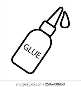 glue vector icon line template