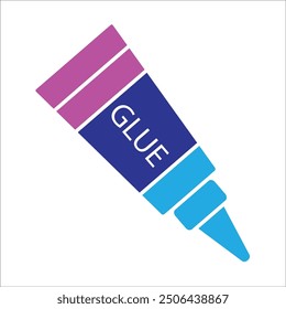 glue vector icon line template