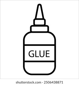 glue vector icon line template