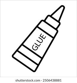 glue vector icon line template