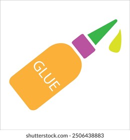 glue vector icon line template