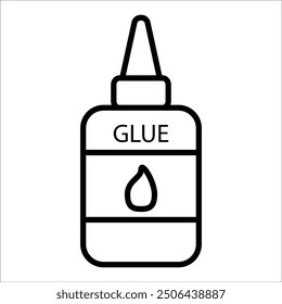glue vector icon line template