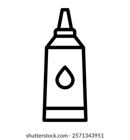 Glue Vector Line Icon Design