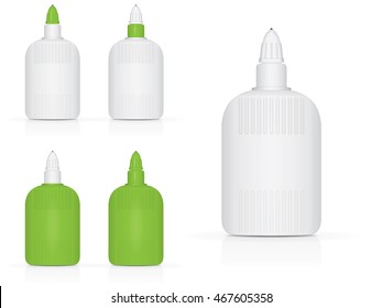 Glue for your design and logo. Easy to change colors. Mock up. EPS 10
