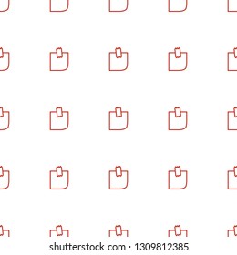 glued note icon pattern seamless white background. Editable outline glued note icon. glued note icon pattern for web and mobile.