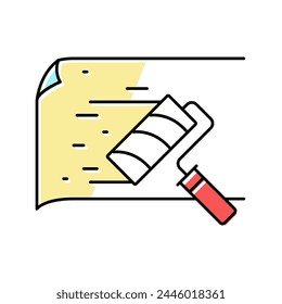 Vector de Fondo de pantalla de pegado. Fondo de pantalla de pegado. ilustración de símbolo aislado