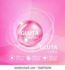 Gluta collagen Serum Skin Care Cosmetic