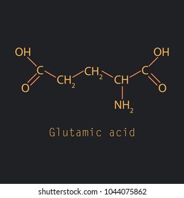 glutamic amino acid molecule