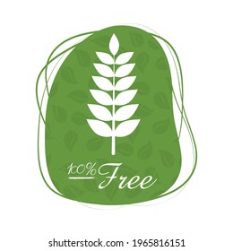 gluten 100 free design with wheat