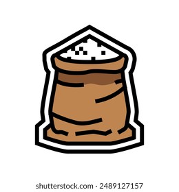 gluten allergen free product food color icon vector. gluten allergen free product food sign. isolated symbol illustration