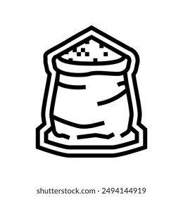 gluten allergen free product food line icon vector. gluten allergen free product food sign. isolated contour symbol black illustration