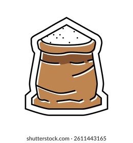 gluten allergen free product food color icon vector. gluten allergen free product food sign. isolated symbol illustration