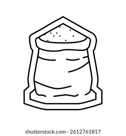 gluten allergen free product food line icon vector. gluten allergen free product food sign. isolated contour symbol black illustration